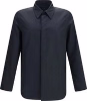 Black Polyamide Full-Length Jacket 1