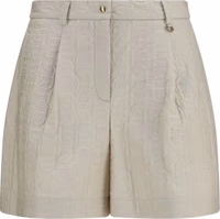 Beige Polyamide Bermuda Shorts 1