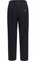Black Polyester Casual Pants 2