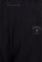 Black Polyester Casual Pants 3