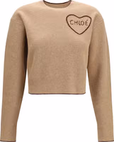 Beige Wool Oves Aries Sweatshirt 1
