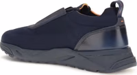 Blue Fabric Athletic Sneakers 3