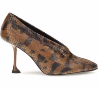 Brown Calf Leather Bos Taurus High Heel Pumps 1