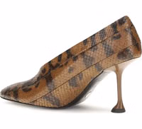 Brown Calf Leather Bos Taurus High Heel Pumps 3
