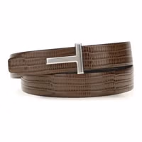 Brown Calf Leather Bos Taurus Belt 1