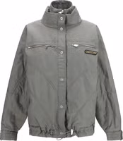Gray Cotton Bomber 1