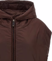 Bordeaux Polyester Sleeveless Jacket 3