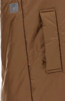 Brown Polyester Sleeveless Jacket 4
