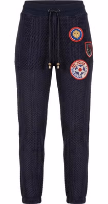 Blue Knit Women Pants