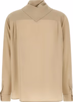 Beige Silk Blouse 2