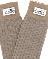 Beige Wool Socks 3