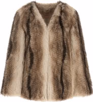 Brown Polyester Full-Length Jacket 1