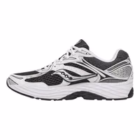 Black And White Synthetic Athletic Sneakers 3