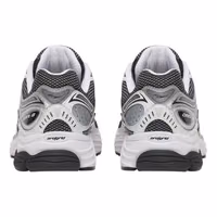Black And White Synthetic Athletic Sneakers 4