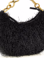 Black Polyester Handbag 3