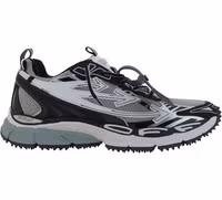 Gray Polyurethane Athletic Sneakers 1
