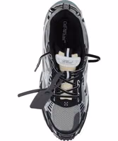Gray Polyurethane Athletic Sneakers 4