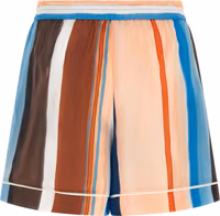 Multicolor Silk Bermuda Shorts 2