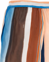 Multicolor Silk Bermuda Shorts 4