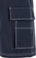 Blue Cotton Bermuda Shorts 5