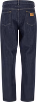 Blue Cotton Straight-Leg Jeans 2