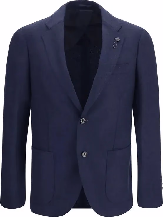 Blue Wool Oves Aries Jacket