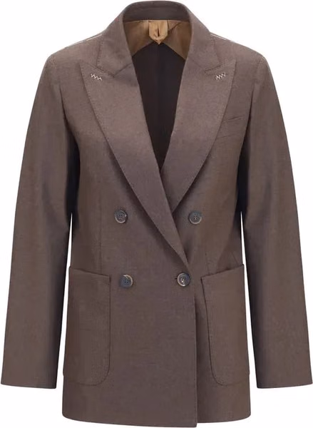 Brown Cashmere Blazer