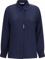 Blue Silk Shirt 1