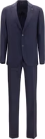 Blue Wool Oves Aries Two-Piece Suit 1
