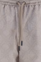 Beige Cotton Casual Pants 3
