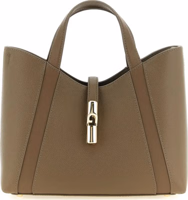 Gray Calfskin Tote Bag