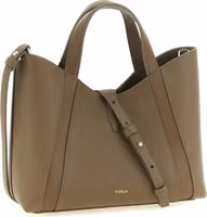 Gray Calfskin Tote Bag 2