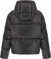 Black Polyester Full-Length Jacket 2