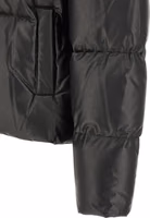 Black Polyester Full-Length Jacket 4