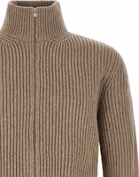 Beige Wool Full-Length Jacket 3
