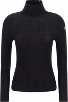 Black Virgin Wool Cardigan 1