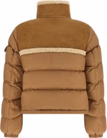 Beige Polyester Full-Length Jacket 2