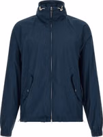Blue Polyester Full-Length Jacket 1