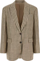 Bicolor Linen Blazer 1