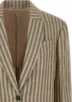 Bicolor Linen Blazer 3