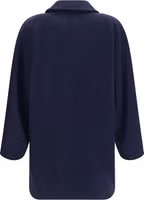 Blue Wool Oves Aries Full-Length Jacket 2