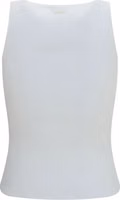 White Viscose Tank Tops 2