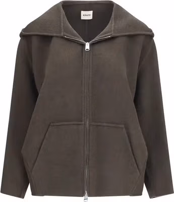 Bicolor Wool Oves Aries Full-Length Jacket