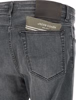 Gray Cotton Slim Fit Jeans 4