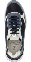 Blue Calfskin Athletic Sneakers 4