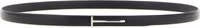 Black Goatskin Thin Belt 1