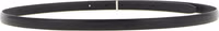 Black Goatskin Thin Belt 2
