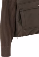 Brown Cotton Full-Length Jacket 4