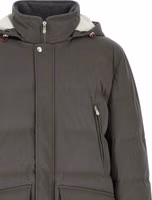 Gray Polyamide Parka 4