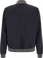 Blue Cashmere Bomber 2